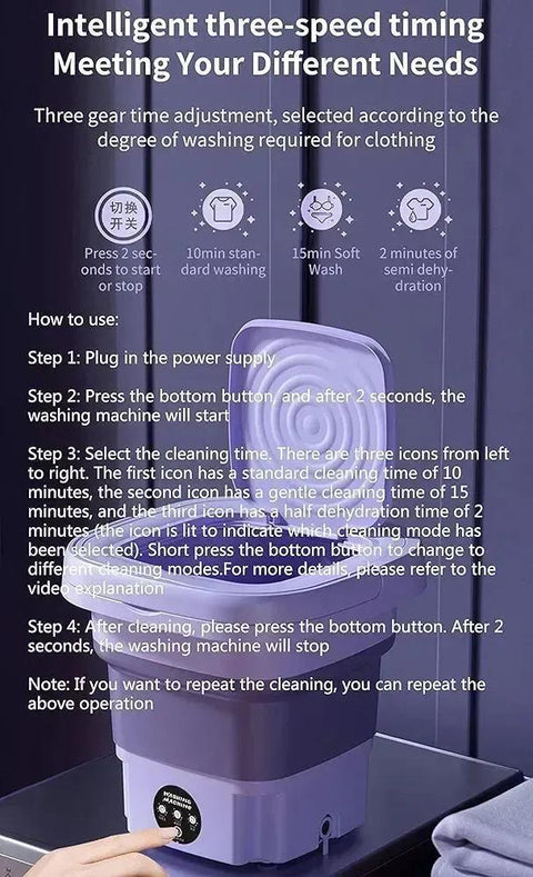 Portable washing machine