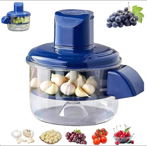 Automatic Electric Peeling Machine | Rechargeable Fruit & Garlic Peeler